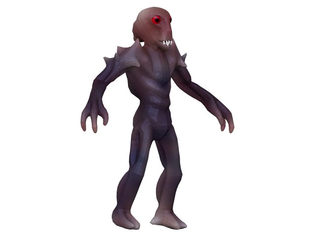 Monster Model 3D .c4d .max .obj .3ds .fbx .stl .blend 