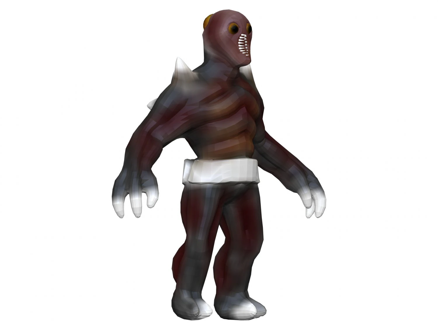 Monster 3D Model .c4d .max .obj .3ds .fbx .stl .blend 