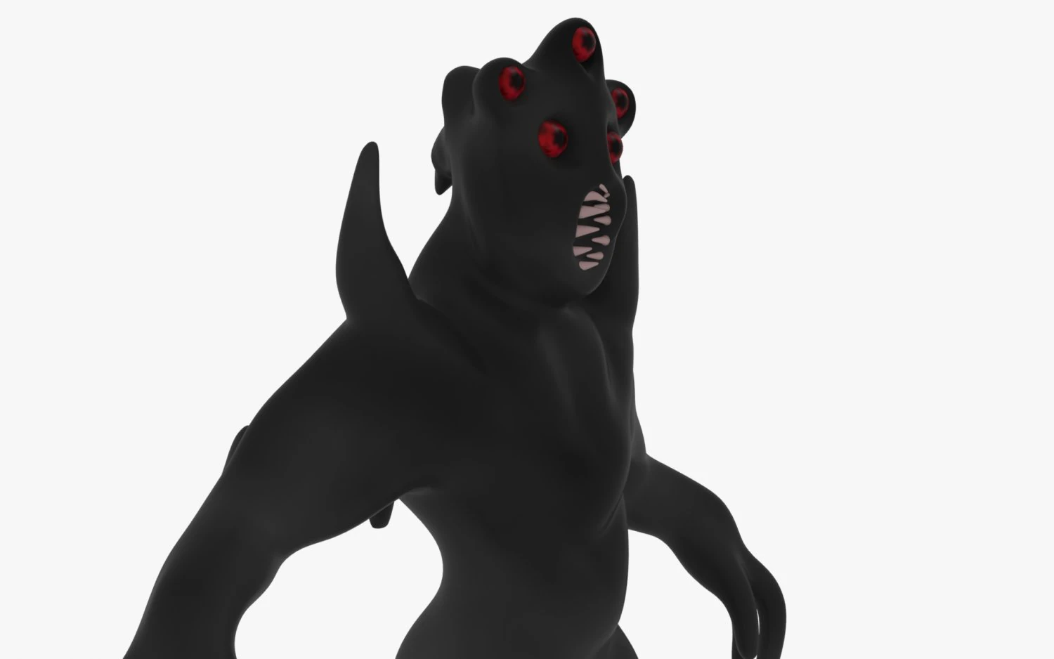 Monster 3D Model .c4d .max .obj .3ds .fbx .stl .blend 
