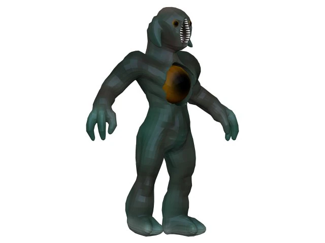 Monster 3D Model .c4d .max .obj .3ds .fbx .stl .blend 