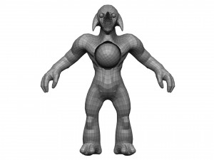 Monster 3D-Modell