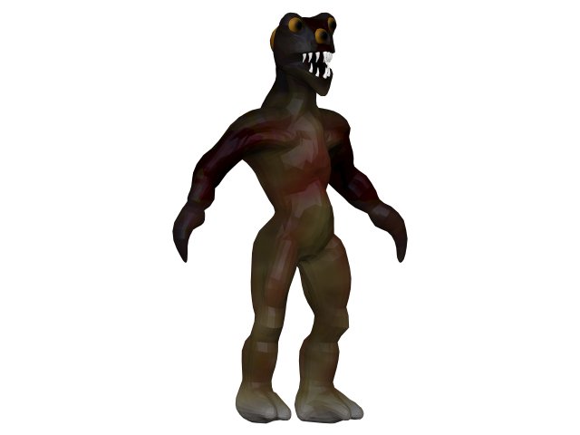 Monster 3Dモデル .c4d .max .obj .3ds .fbx .stl .blend 