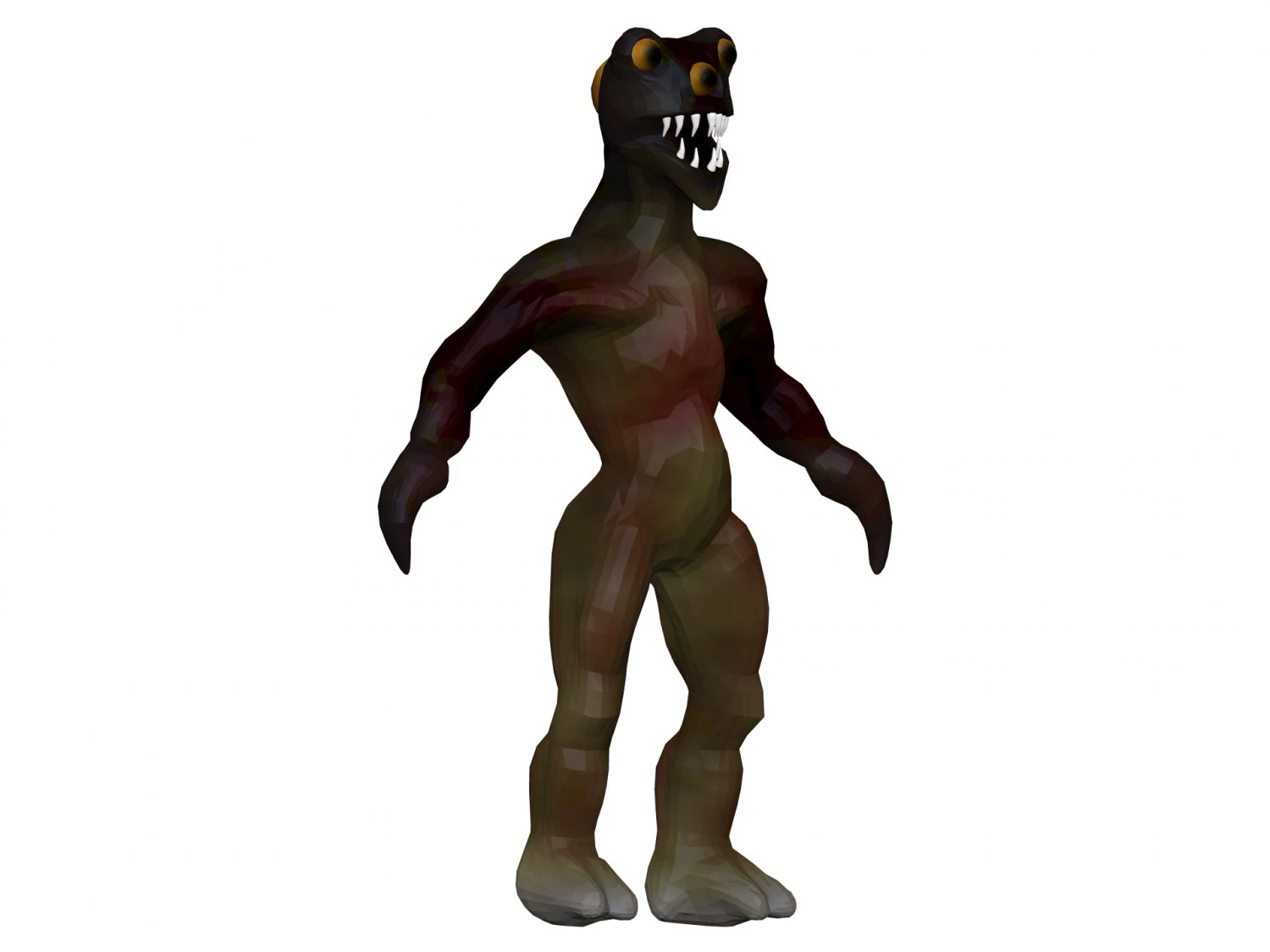 Monster 3D Model .c4d .max .obj .3ds .fbx .stl .blend 
