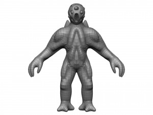 Monster 3D-Modell