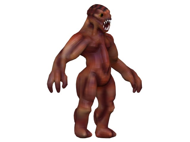Monster 3D-Modell .c4d .max .obj .3ds .fbx .stl .blend 