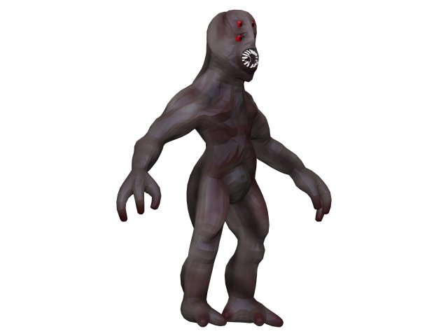 Monster 3D Model .c4d .max .obj .3ds .fbx .stl .blend 