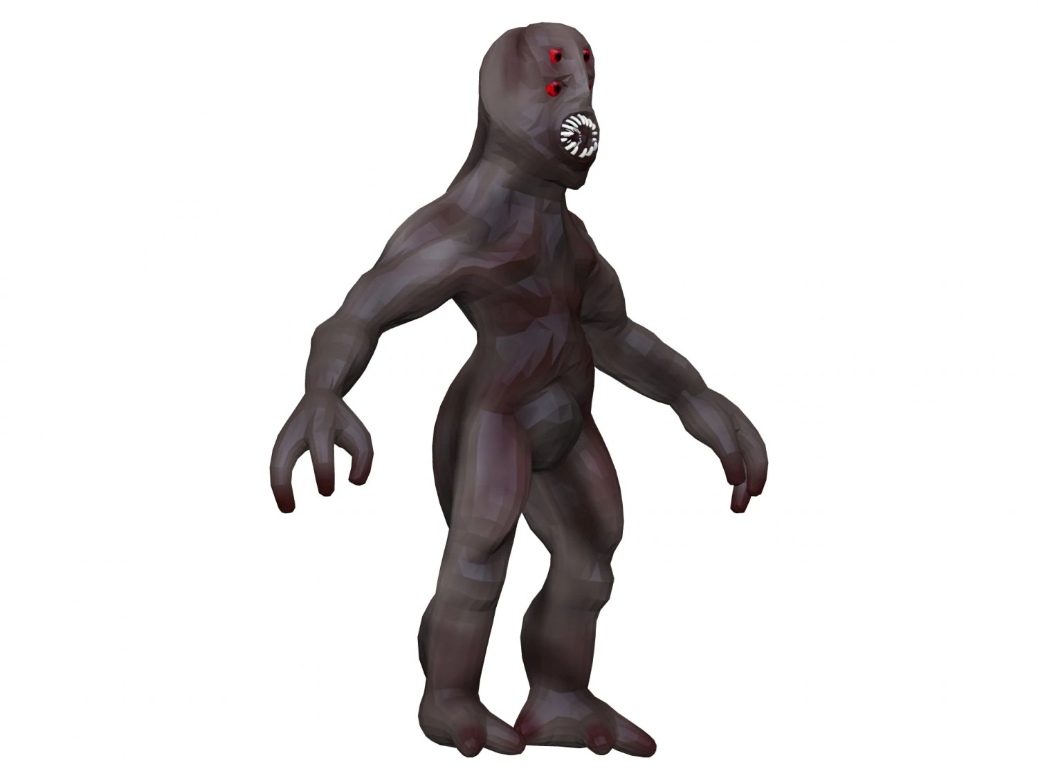 Monster 3D Model .c4d .max .obj .3ds .fbx .stl .blend