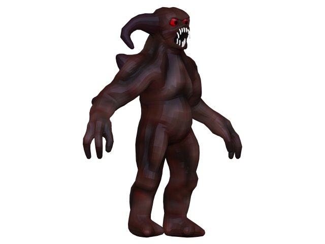 Monster 3D Модель .c4d .max .obj .3ds .fbx .stl .blend 