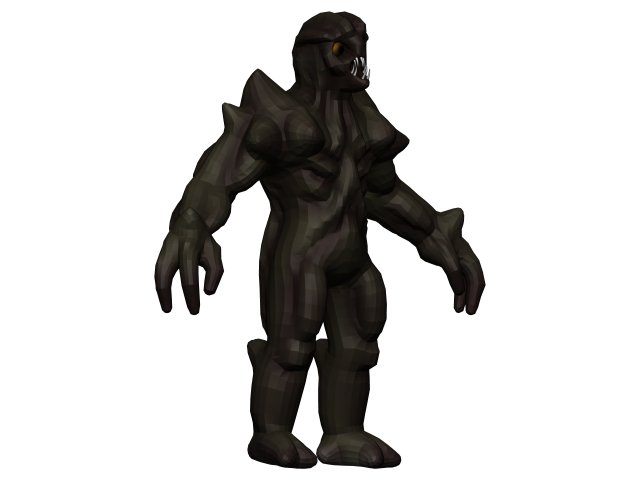 Monster 3D Model .c4d .max .obj .3ds .fbx .stl .blend 
