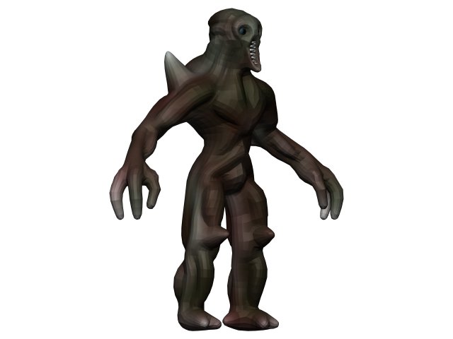 Monster 3D Model .c4d .max .obj .3ds .fbx .stl .blend 