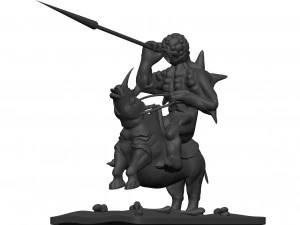 Monster 3D Print Model