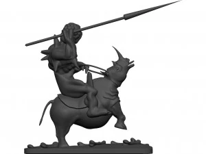Monster 3D Print Model