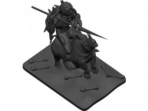 Monster 3D Print Model