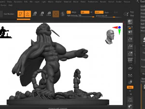 Monster 3D Print Model