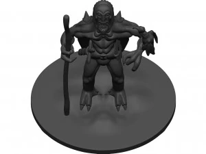 Monster 3D Print Model