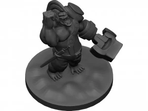 Monster 3D Print Model