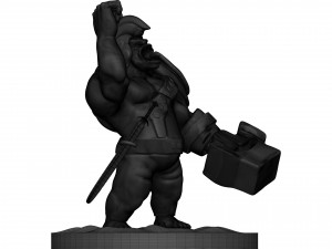 Monster Modelo de Impressão 3D