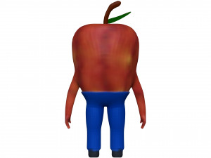 Cartoon Apple Modelo 3D