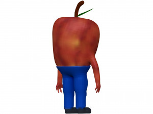 Cartoon Apple Modelo 3D