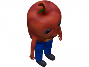Cartoon Apple Modelo 3D