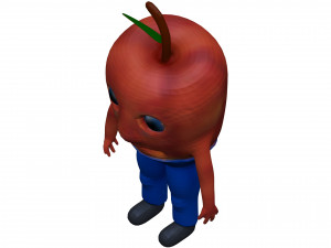 Cartoon Apple Modelo 3D