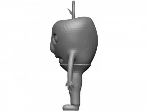 Cartoon Apple 3D Model