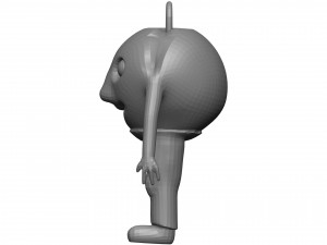 Cartoon Apricot 3D Model