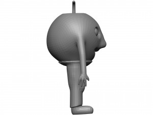 Cartoon Apricot 3D Model