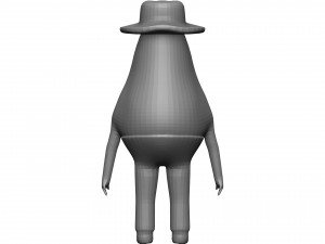 Cartoon Avokado 3D Модель