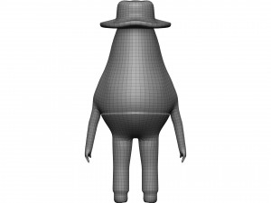 Cartoon Avokado 3D Модель