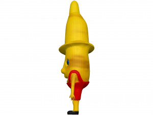 Cartoon Banana 3D Model