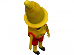 Cartoon Banana 3D Model