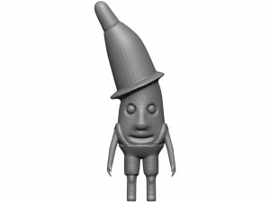 Cartoon Banana 3D Model