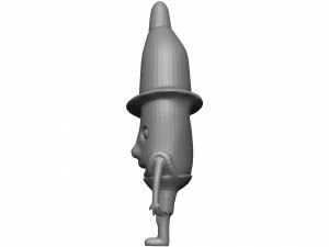 Cartoon Banana 3D Model