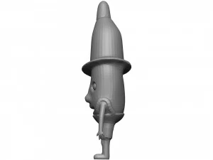 Cartoon Banana 3D Model