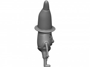 Cartoon Banana 3D Model