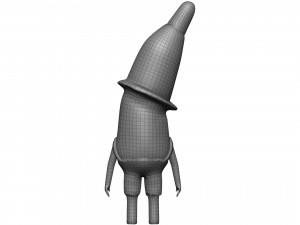 Cartoon Banana 3D Model