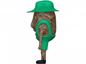 Cartoon Coconut 3D 模型