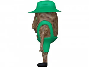 Cartoon Coconut 3D Model