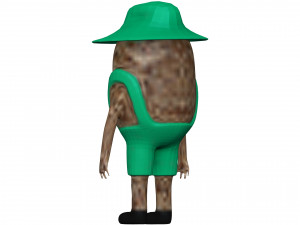 Cartoon Coconut 3D 模型