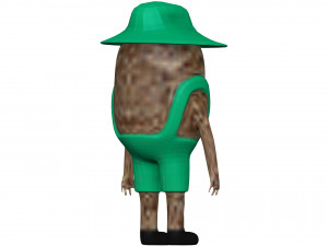 Cartoon Coconut 3D 模型