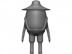 Cartoon Coconut 3D Model