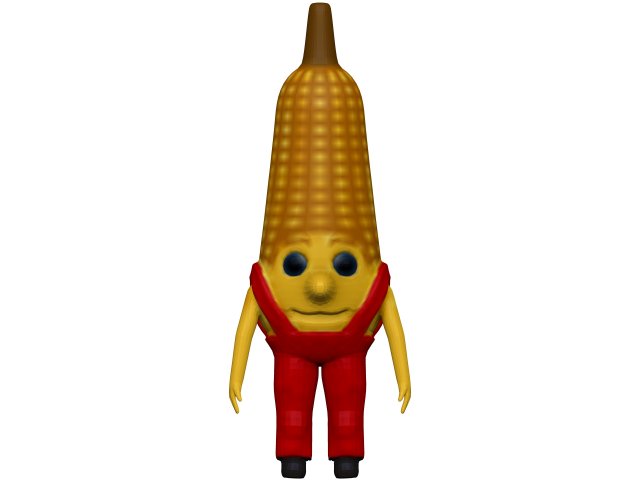 Cartoon Corn Modèle 3D .c4d .max .obj .3ds .fbx .stl .blend 