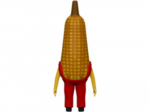 Cartoon Corn Modèle 3D