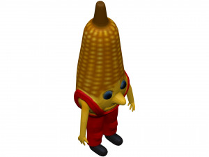 Cartoon Corn Modèle 3D