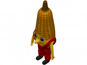 Cartoon Corn Modèle 3D