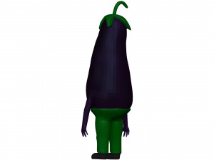 Cartoon Eggplanet 3D-Modell