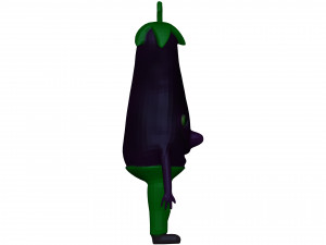 Cartoon Eggplanet 3D-Modell