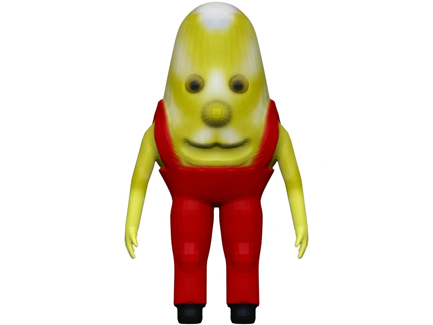 Cartoon Endive 3D Model .c4d .max .obj .3ds .fbx .stl .blend