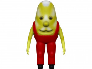 Cartoon Endive 3D Model